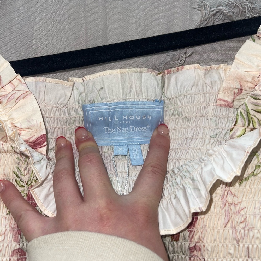 Hill House Cream Floral Dress - Picture 3 of 3